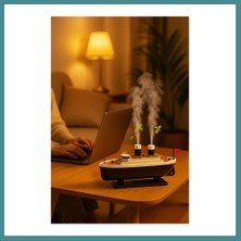 Bezos Jellyfish Gemi Tasarimli Aroma Difuzor (Led Efektli) Mac