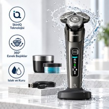 Philips I9000 Elektrikli Tıraş Makinesi, Kişisel Tıraş Deneyimi Için Akıllı Skinıq Teknolojisi, Yüz Hatlarına Uyumlu 360° Esnek Döner Başlıklar, Bakım Tercihinize Uygun Islak ve Kuru Kullanım X9002/30