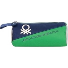 Color Blocking Erkek Çocuk Üçgen Kalemlik - Lacivert-Yeşil