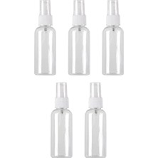 Sprey Şişesi 60 ml 10/5 Adet Şeffaf Taşınabilir Doldurulabilir Sıvı Konteyner Ince Mist Sızdırmaz Kullanımlık Clear Sprey Şişeler Alkol 5 Adet