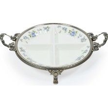 Vitale Gala Metal Ayaklı 4 Bölmeli Çerezlik 35*26*9 cm