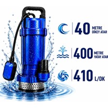 Optivex 2 Hp Şamandıralı Dalgıç Su Pompası 40 Mt Dikey Atar 1500W Motor Gücü ile Yüksek Performans