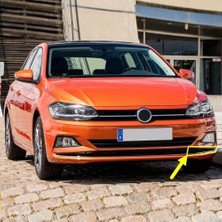 Kromlu Ön Tampon Orta Sol Izgara 2G0853677S Vw Polo ile Uyumlu 2018-2021