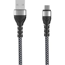 Kablo, Siyah Siyah Bax Micro USB 1m- ile Uyumlu