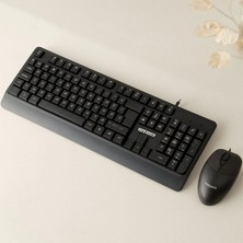 Marsilyan USB Kablolu Q Klavye & 1200 Dpı Mouse Seti