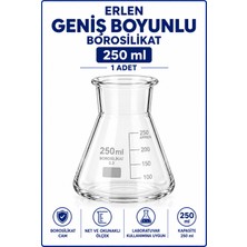 Labolist Erlen Geniş Boyunlu Borosilikat 250 ml