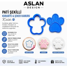 Studio Aslan Design Pati Şekilli Şeker Hamuru ve Kurabiye Kalıbı | Fondan, Marzipan ve Modelleme Hamuru Kesici Set 3D Baskı