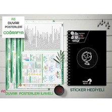Kime Note Tyt Kareli Coğrafya Okul Defteri Konu Anlatımlı 4 Büyük Poster ve 96 Sticker Hediye 9-10-11-12.sınıf