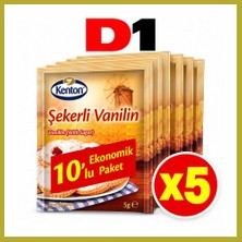 Bezos Kenton Şekerli Vanilin 10 Lu (5 Adet) Bcks