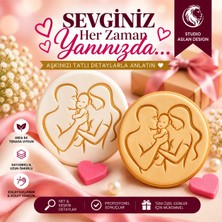 Studio Aslan Design Anne Baba Bebek Şeker Hamuru Kalıbı | Aile Kurabiye Damgası Baby Shower Bebek Mevlidi Cupcake Pasta Süsleme Kalıbı