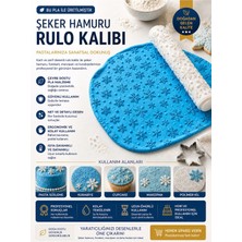 Studio Aslan Design Şeker Hamuru Rulo Kalıbı – Detaylı Desenli Fondant & Kurabiye Baskı Rulosu | Pla Güvenli Malzeme | Pasta Süsleme Aleti