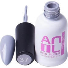 Kalıcı Oje Gri Renkler 10 ml | Dayanıklı Kolay Uygulanan Trend Renkler | Hızlı Kuruma ve Parlaklık (Gri, 37)