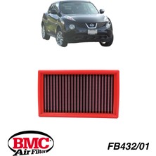 Bmc FB432/01 Nissan JUKE-MICRA-NOTE-NV200 / Renault Clio Kutu Içi Performans Hava Filtresi