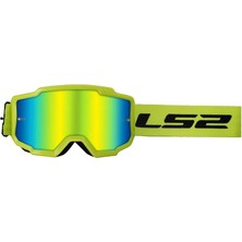Ls2 Charger Goggles Motokross Gözlük (Neon Sarı)