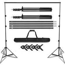 2.8x3 Metre Fon Standı Taşınabilir Background Stand Backdrop Stand Ayarlanabilir Demir Tag