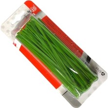Yeşil Plastik Kablo Bağı 140 mm x 2.5 Mm, 100 Adet, Cırt Kelepçe Seti