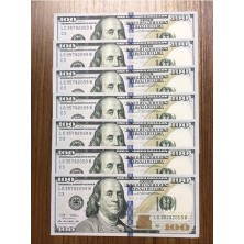 Oyuncak, Zemshop 1 Deste Düğün Eğlence Için Yapay Fake Para Eğlencelik Dolar 100 Adet Yeşil Sarı Siyah