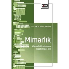 TeknoKapsül Mimarlık Alanında Uluslararası Araştırmalar - 8