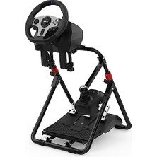 A9 Yarış Direksiyon Standı Logitech G920 G29 G25 G27 G923 GT500 T300RS/T300GT; T500RS/TGT/TS Için Vites Montajlı Katlanır Braket Eğilebilir Ayarlanabilir Yarış Standı (Yarış Tekerleği Değildir)