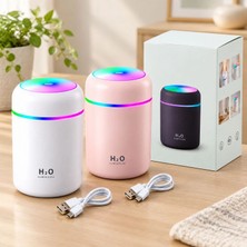 Marsilyan Mini USB Hava Nemlendirici 300ML - Işıklı Taşınabilir Aroma Difüzör