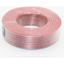 2'li 100 mt 0,75 mm 100 Metre Hoparlör Elektrik Kablosu 2 * 0,75 mm