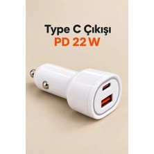 Aydogan's Pd 22W Type C Çıkışlı Araç Şarj Cihazı