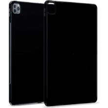 iPad Pro 12.9 2020 4. Nesil Uyumlu Siyah Silikon Tablet Kapağı