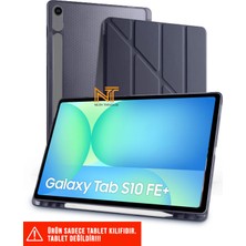 Nezih Case Samsung Tab S10 Fe Plus 13,1 Inch  Uyumlu Trifolding Kalem Bölmeli Standlı Uyku Modlu Kılıf