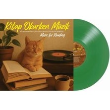 TeknoKapsül Kitap Okurken Müzik Özel Baskı Transparan Yeşil Plak
