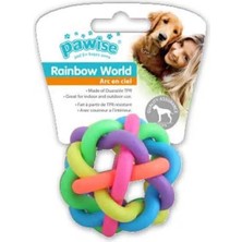 Hilera Pawise Rainbow Kauçuk Örgü Top 7.5 cm Oyuncak