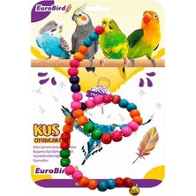 Hilera Eurobird Kuş Oyuncağı Ahşap Boncuklu Spiral 3632 YK70