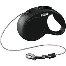 Hilera Flexi New Classic Xsmall 3m Ip Otomatik Köpek Gezdirme Tasması Siyah