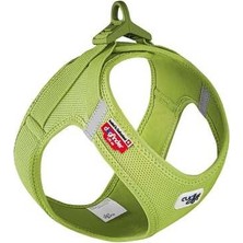 Hilera Curli Vest Harness Clasp Air-Mesh Köpek Göğüs Tasması S Lime