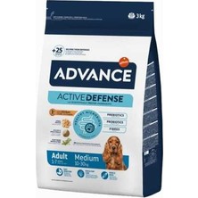 Hilera Advance Tavuklu Orta Irk Yetişkin Köpek Maması 3kg