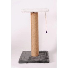 Hilera Tablalı Kedi Tırmalama Gri 58CM