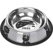Hilera M-Pets Petjoy Cat Family Çelik Mama Kabı 610ML (M)