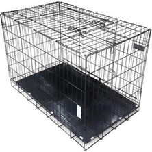 Hilera Lion Pets Kedi ve Köpek Tel Kafesi 121X74X80,5 cm YD105-5