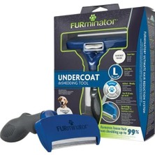 Hilera Furminator Short Hair Kısa Tüylü Köpek Tarağı Large