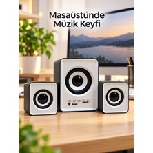 Yiğit Ticaret USB Beslemeli Bluetooth Bilgisayar Ses Sistemi - Lisinya