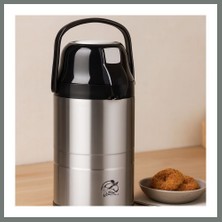 Bezos 304 Çelik 3.5l Pompa Musluklu Termos Mmbz