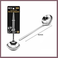 Bezos Krom Metal Servis Kepçe 24.5 cm Bzss