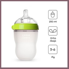 Bezos Antikolik Silikon Biberon 250 ml 3-6 Ay Yeşil · Renk: Yeşil Bzss