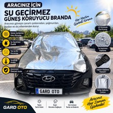 Gard Oto Yarım Oto Branda Su Geçirmez Güneş Koruyucu Araç Brandası