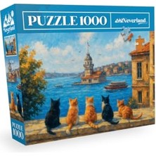 Odea 1000 Parça - Maıden’s Tower Cats (Kız Kulesi Kedileri)