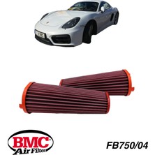 Bmc FB750/04 Porsche 718 981 Cayman / Boxster / Spyder Kutu Içi Performans Hava Filtresi