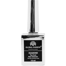 Diamond Top Coat Non-Cleanser 15 ml Şeffaf