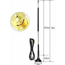 Devremarkt 868MHZ Anten 1 Metre Kablo Sma Erkek Mıknatıslı Dış Mekan Anten Lora Anten Helium Gsm Sinyal Güçlendirici