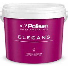 Belirtilmemiş Polisan Elegans Soft Mat Silikonlu Iç Cephe Boyası 15 Lt