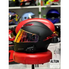 Fazer Çene Açılır Interkomlu Motosiklet Kaskı (Full Özellik Güvenlik Belgeli Ürün )