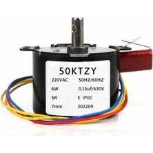 Devremarkt 50KTYZ 5rpm Ac Motor Kuluçka Viyol Çevirme 220V Metal Dişli Barbekü Reklam Panosu Sosis Gril Tavuk Barbekü Isıtıcı Vitrin Sergi Pano Çevirici